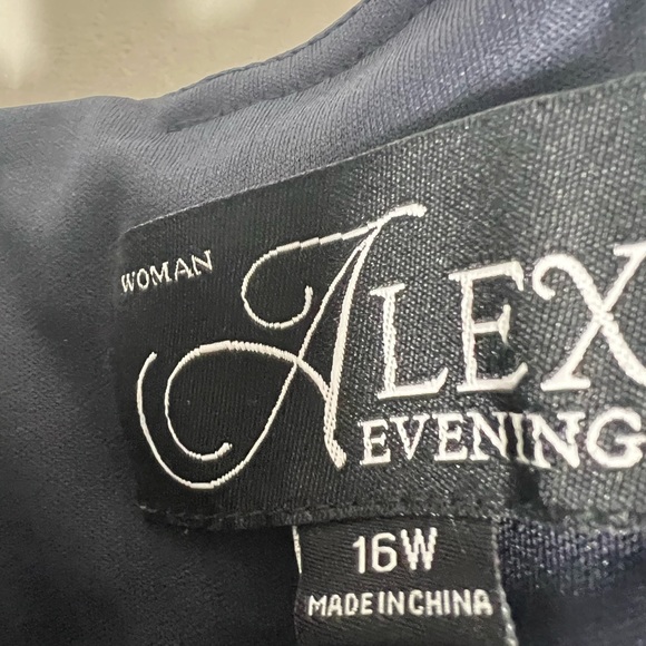 Alex Evenings Sequin A-Line Midi Dress SZ 16 - Picture 4 of 5